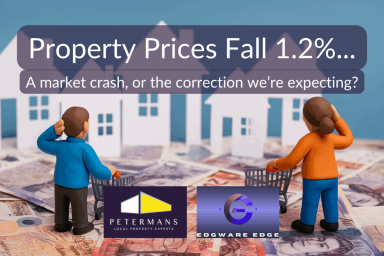 Property Prices Fall 1.2%: a market crash or a correction we’re expecting?