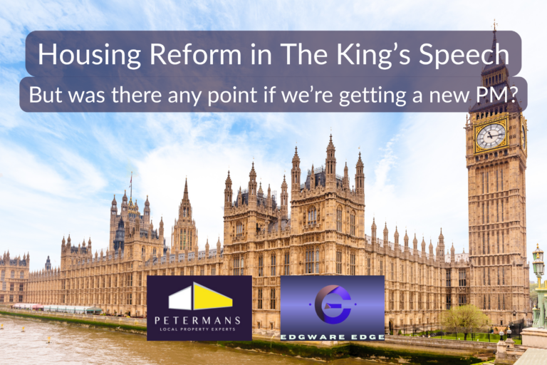 Housing Reform in the King’s Speech – what it means for Edgware